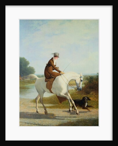 Miss Cazenove on a Gray Hunter by Jacques Laurent Agasse