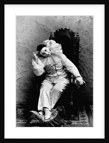 Pilar Morin in Clown Costume by Anonymous