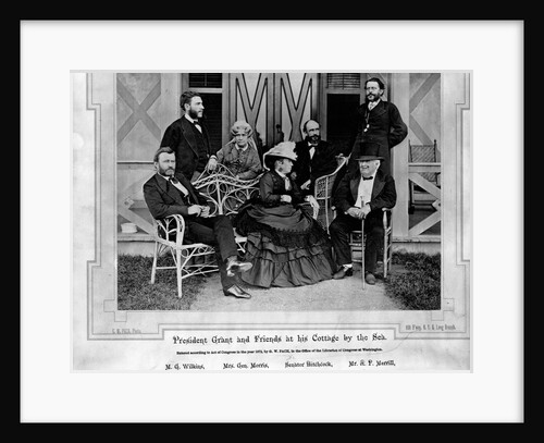 Ulysses S. Grant and House Guests by Anonymous