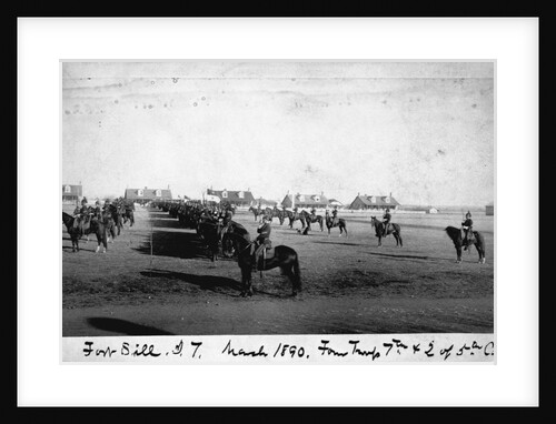Cavalry at Fort Sill by Anonymous
