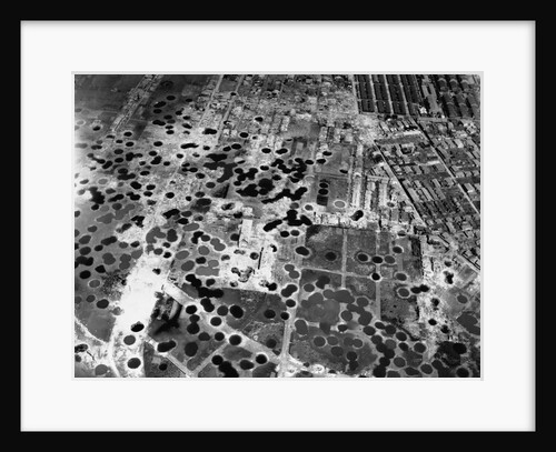 Bomb Damage in Osaka by Anonymous