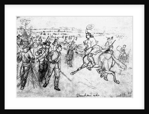 Sheridan's ride at the battle of Cedar Creek, Va., Oct. 19, 1864 by Alfred R. Waud