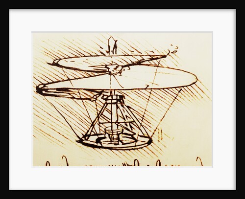 Facsimile of a Drawing of an Airscrew by Anonymous