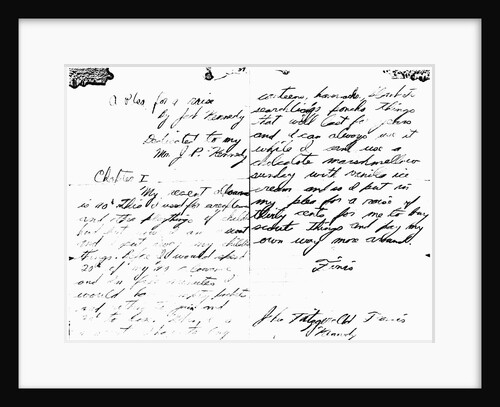 A Plea for a Raise, written by a young John F. Kennedy. by Anonymous