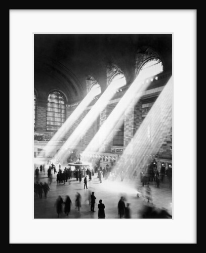 Sunbeams in Grand Central Station by Anonymous