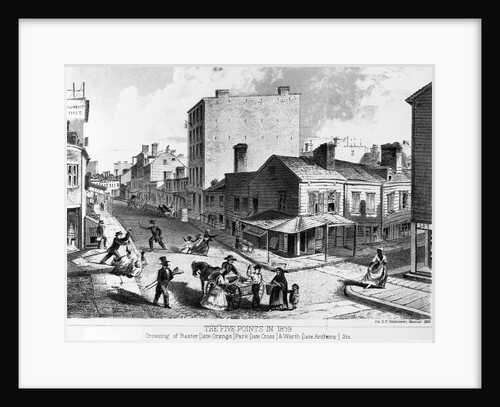 The Five Points in 1859 Lithograph by Anonymous