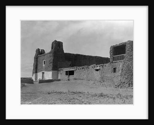 Mission and Church of Acoma by Edward S. Curtis