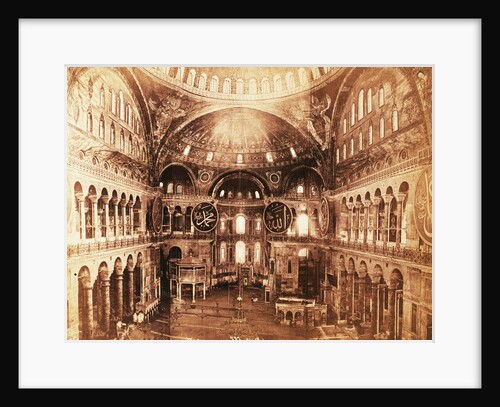 Hagia Sophia in Istanbul: Interior and Apses by Anonymous