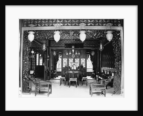 Interior of a Wealthy Man's House in Canton by Anonymous