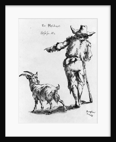Etching by Oliver Wendell Holmes Jr.