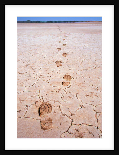 Bootprints Along Australian Outback by Anonymous