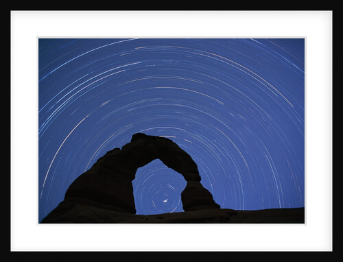 Star Trails over Delicate Arch by Anonymous
