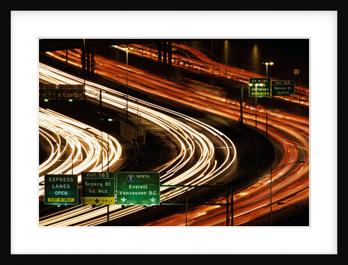 Rush Hour Traffic on Interstate 5 by Anonymous