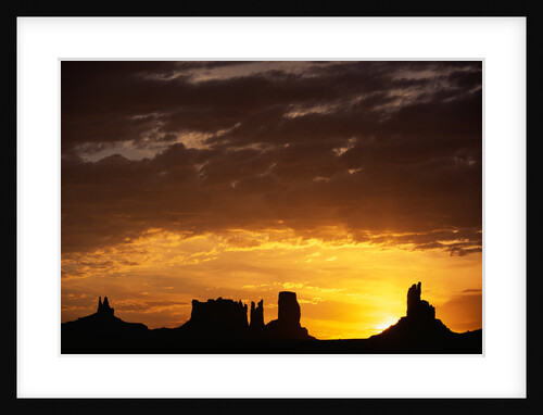 Sandstone Formations at Sunrise by Anonymous