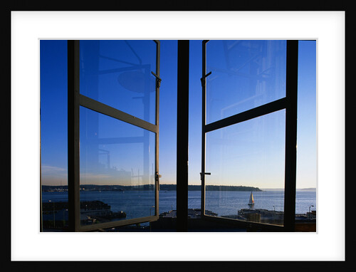 Elliott Bay from Pike Place Market Window by Anonymous