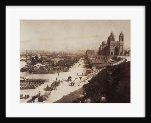 Port of Marseilles and Cathedral by Anonymous