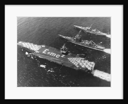 E=mc2 on USS Enterprise Aircraft Carrier by Anonymous