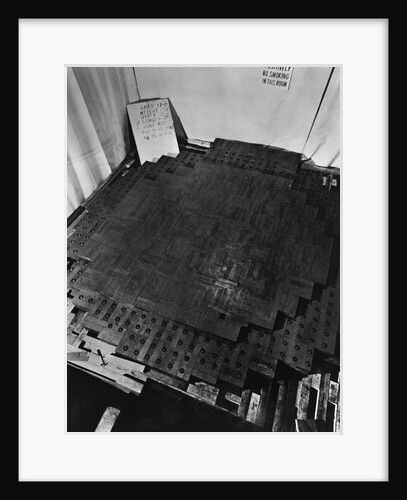 Fermi's Atomic Pile Under Construction by Anonymous