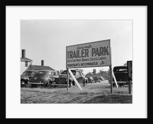 Trailer Park Sign by Anonymous