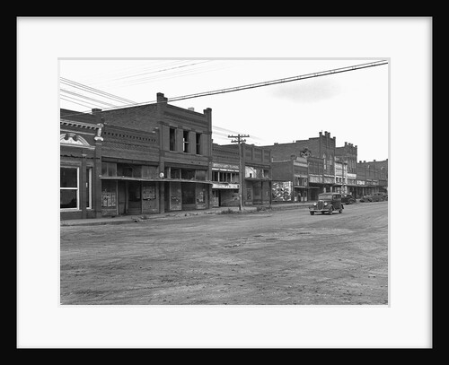 Depression Era Town by Anonymous