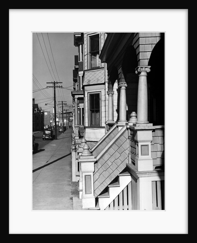 House Fronts in New Bedford by Anonymous