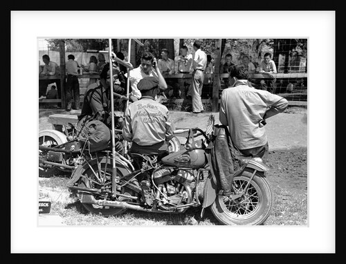 Motorcycles with Stunt Bars by Anonymous