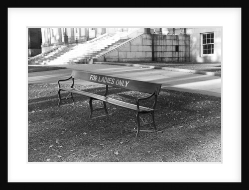 Reserved Bench by Anonymous