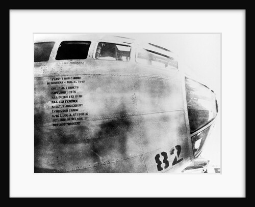 Nose of Enola Gay B-29 by Anonymous