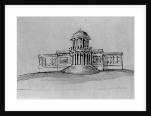 Drawing of U. S. Capitol by Anonymous