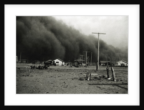 Dust Storm in Springfield by Anonymous