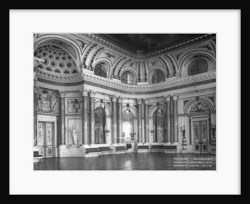 Main Reception Hall in King's Palace at Plac Zamkowy by Anonymous