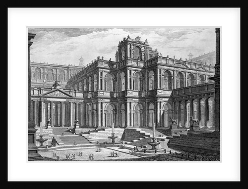 Portico in the Roman Forum by Giovanni Battista Piranesi