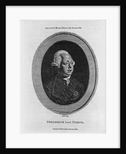 Medallion Portrait of Frederick North, Earl of Guildford by Anonymous
