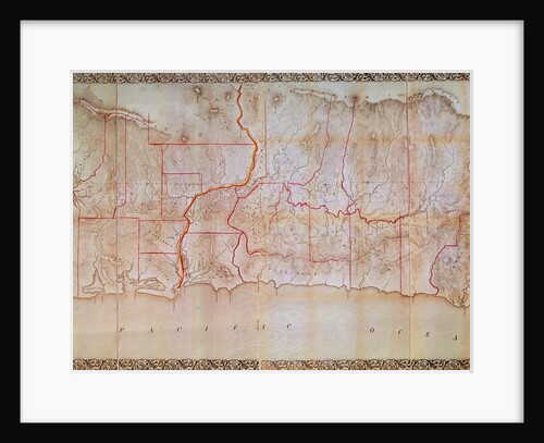 Counties of Washington and Oregon near the Pacific Coast by Anonymous