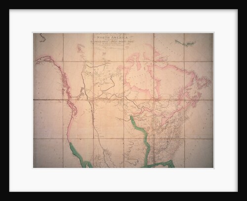 Map of North America for Governor of Hudson's Bay Company by Anonymous