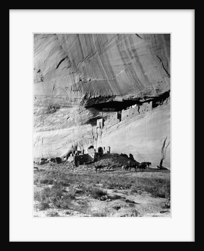Canyon de Chelly Cliff Dwellings by Anonymous