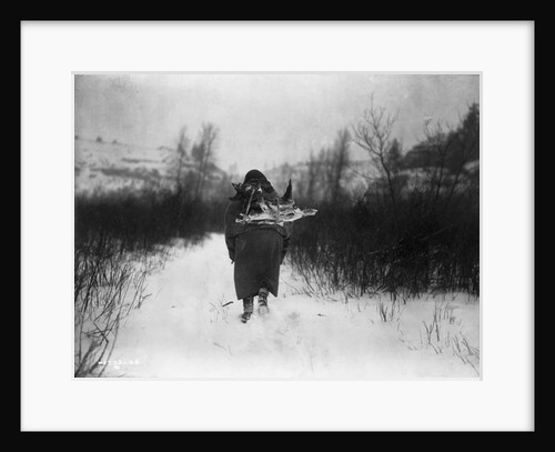 Going to Camp - Apsaroke by Edward S. Curtis