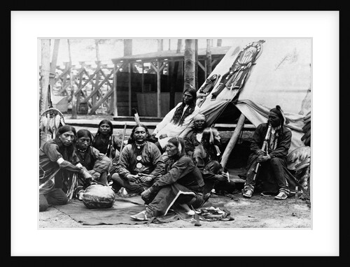 Native American Actors From Buffalo Bill's Wild West Show by Anonymous