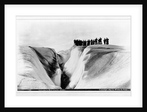 Crevasse in Muir Glacier, Alaska by Anonymous
