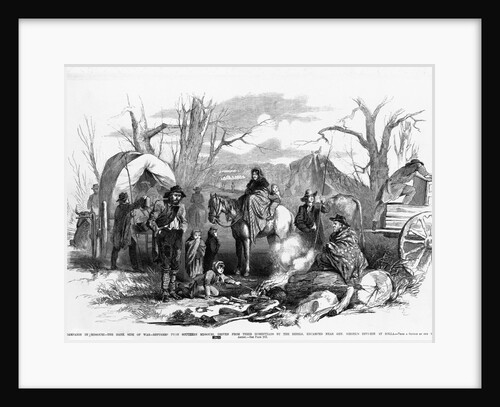 Civil War Refugee Camp by Anonymous