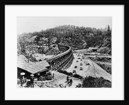 Constructing a Train Trestle by Anonymous