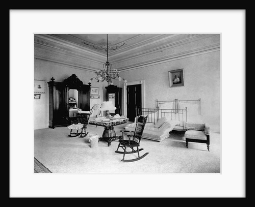Bedroom of First Lady Ida Saxon McKinley by Anonymous