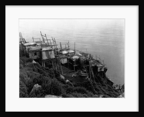 King Island Village by Edward S. Curtis