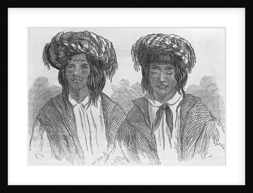 Illustration of Two Choctaw Men by Anonymous