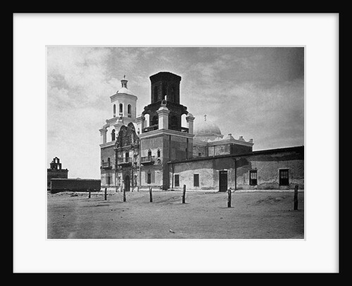 San Xavier Mission Under a Clear Arizona Sky by Anonymous