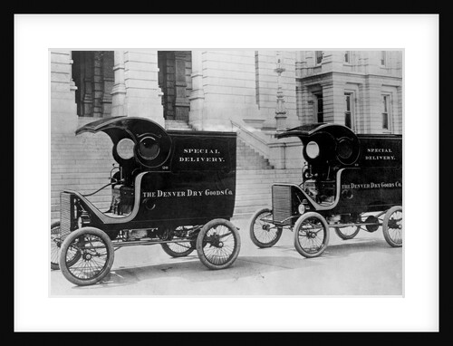 White Steam Trucks by Anonymous