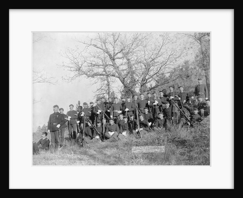 U.S. Infantry Resting near Fort Meade by Anonymous