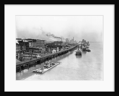 View of St. Louis Waterfront by Anonymous