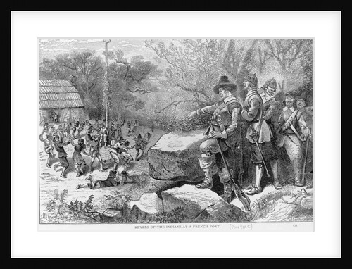 Revels of Indians at a French Fort by Anonymous