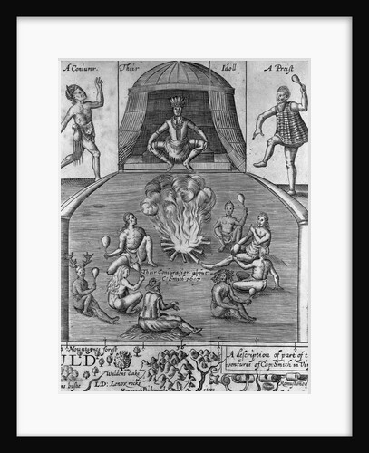John Smith Observes a Native American Ritual by Anonymous
